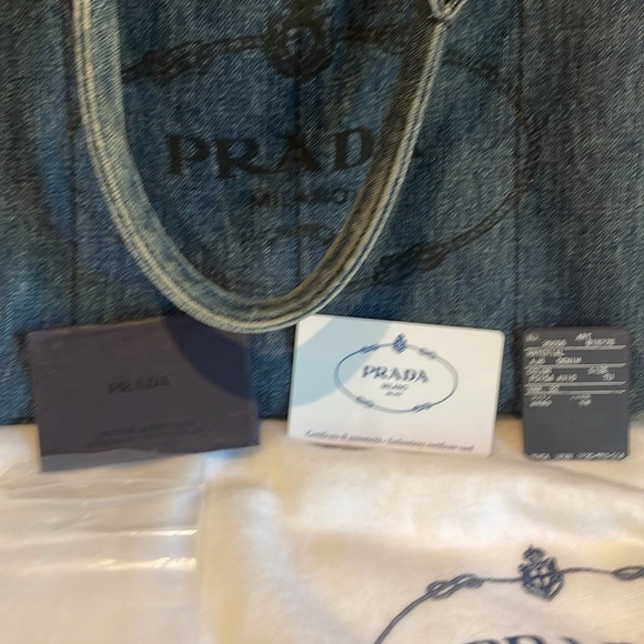 Prada Canapa with dust bag and cards - Picture 9 of 10